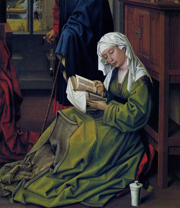 Рогир ван дер Вейден - «Читающая Мария Магдалина» (ок.1435).