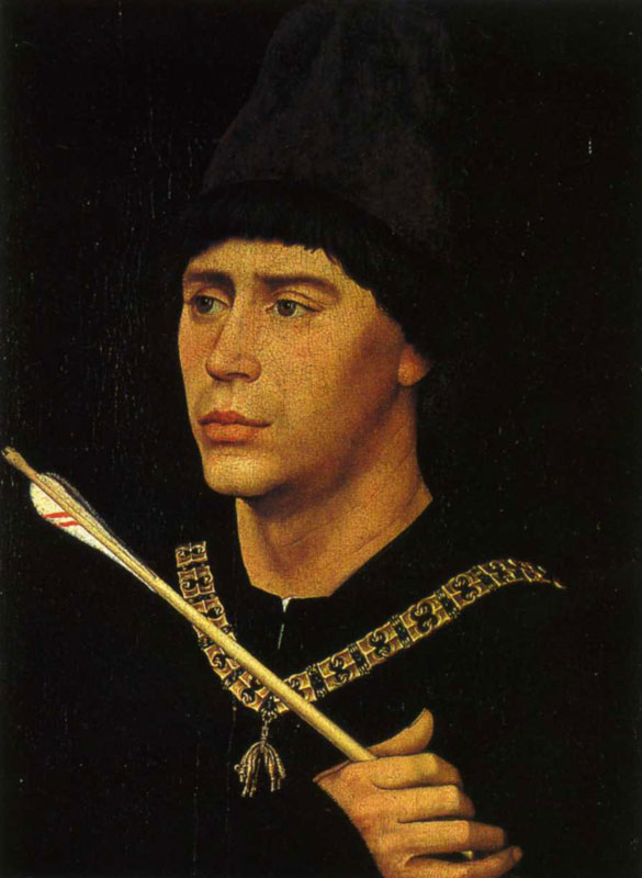 Рогир ван дер Вейден - «Портрет Антония Бургундского» (ок.1460).
