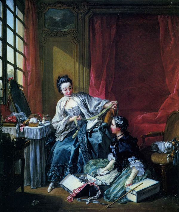 Франсуа Буше - «Модистка» (1746).