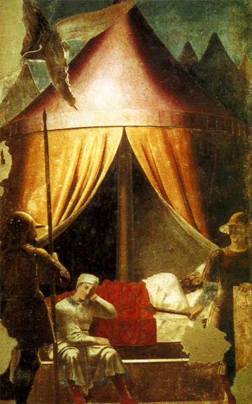 Пьеро делла Франческа - «Смерть Адама» (сер.1450-х.-1466).