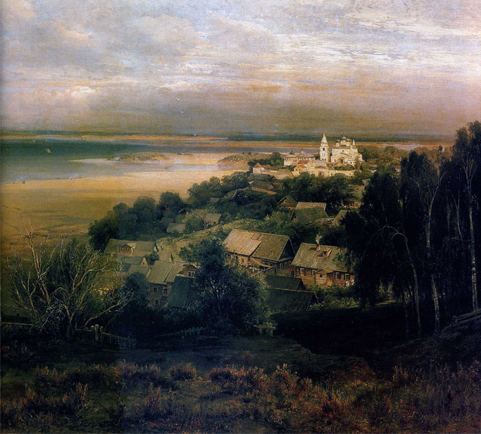 Алексей Саврасов - «Печёрский монастырь под Нижним Новгородом» (1871).