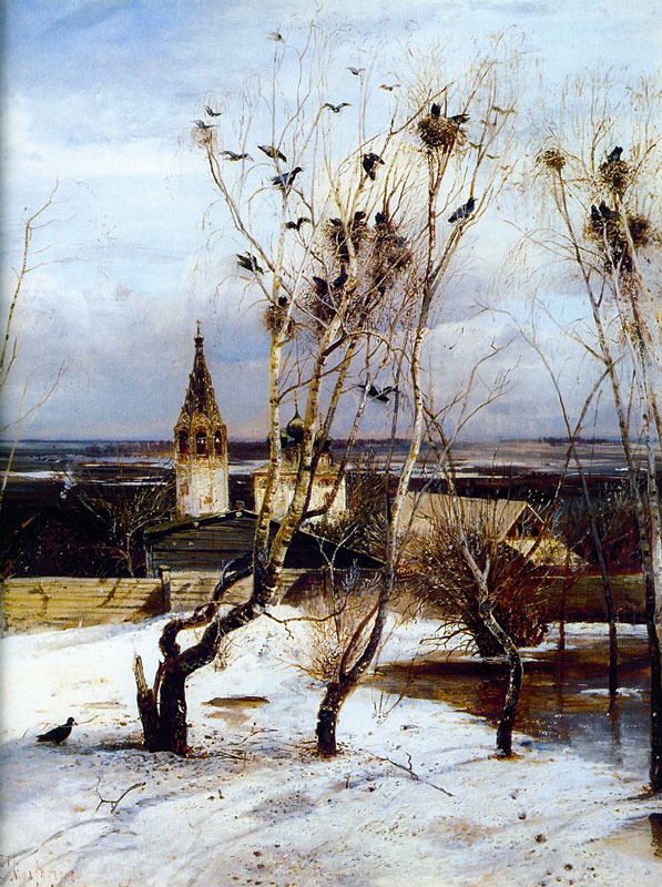 Алексей Саврасов - «Грачи прилетели» (1871).