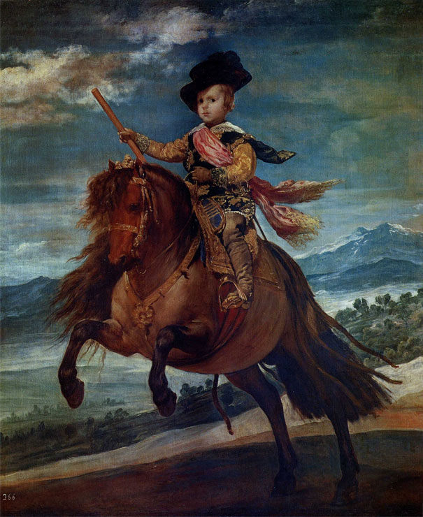Диего Веласкес - «Портрет принца Бальтасара Карлоса на пони» (ок.1635).