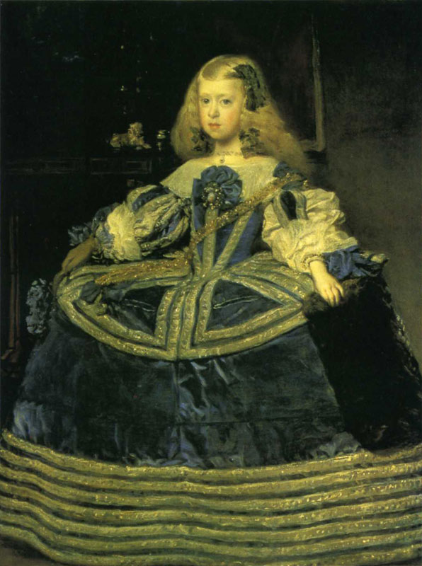 Диего Веласкес - «Инфанта Маргарита в синем платье» (1659).