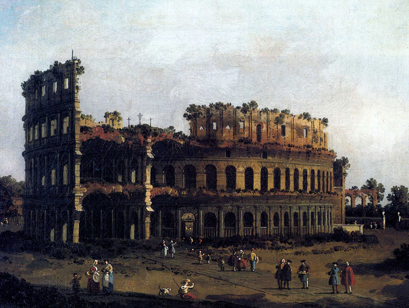 Каналетто - «Римский Колизей» (1742-45).
