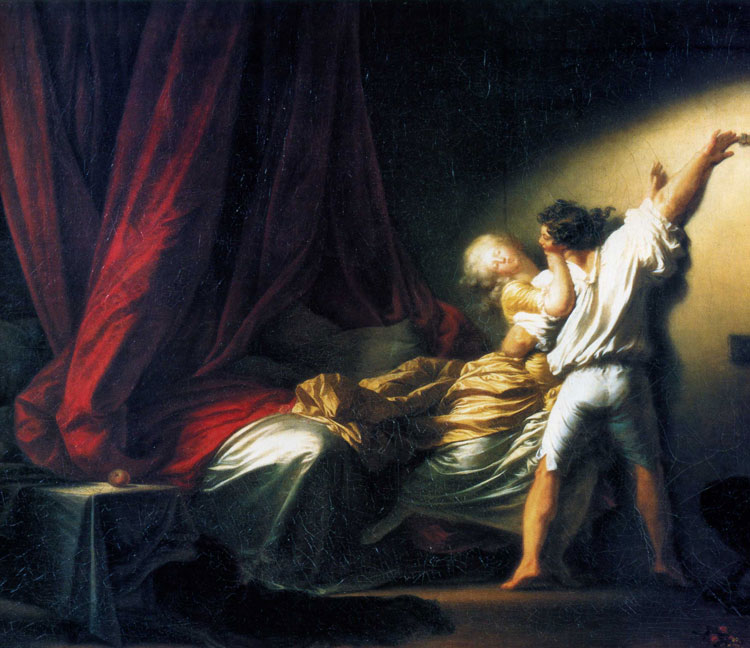 Жан Оноре Фрагонар - «Задвижка» (1780-84).