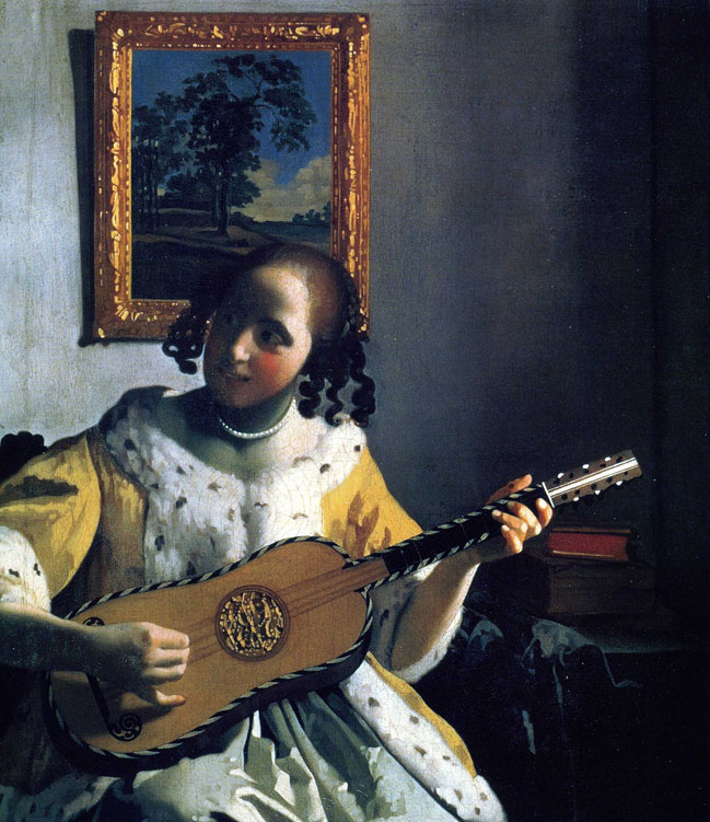 Ян Вермер - «Гитаристка» (ок.1667).