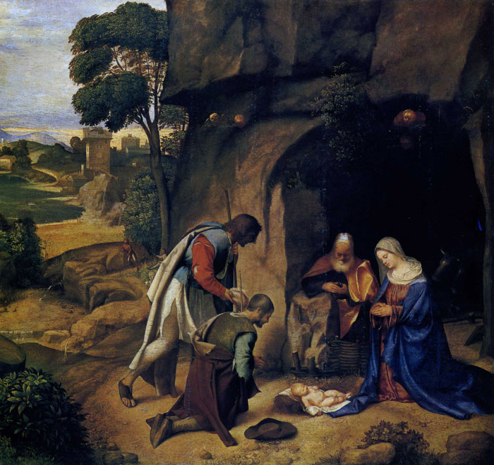 Джорджоне - «Поклонение пастухов» (до 1505).